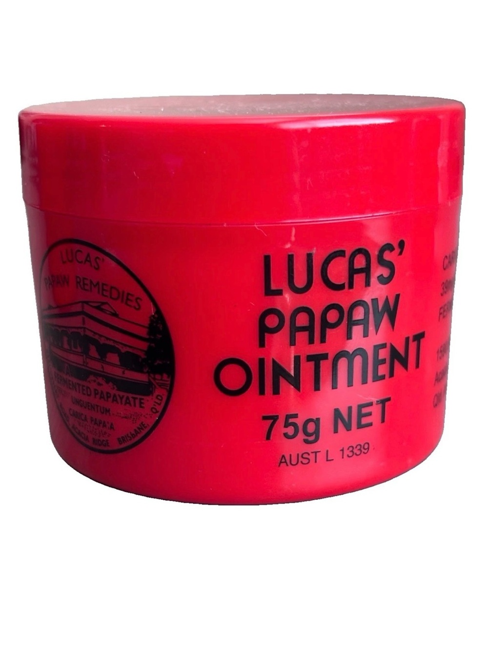 Lucas' Papaw Ointment 75g Pure Australian Papaya Cream Rash US Exp 1/28